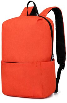 Duurzaam Oxford Opvouwbare Rugzak Unisex Lichtgewicht Outdoor Reizen Wandelen Rugzak Draagbare Camping Dagrugzak # YL10 oranje