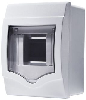 Duurzaam Plastic Elektrische Verdeelkast Home Verlichting Doos Voor 2-4/5-8/9-12 Manieren Opbouw Circuit breaker 136x100x82mm