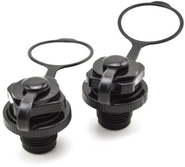 Duurzaam Plastic Veiligheid Air Ventiel Mondstuk Opblaasbare Boot One-Way Vervangende Klep Voor Rubber Kajak Roeiboot Accessoires 2 Pack