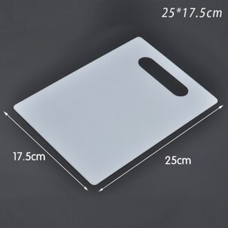 Duurzaam Pp Snijplank Antislip Milieu Multifunctionele Groente Fruit Snijplank Voor Thuis Keuken Camping HY99 25x17.5cm