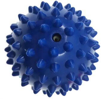 Duurzaam Pvc Spiky Massage Bal Trigger Point Sport Fitness Hand Foot Pain Relief Fasciitis Plantaris Reliever Egel 7Cm Ballen blauw