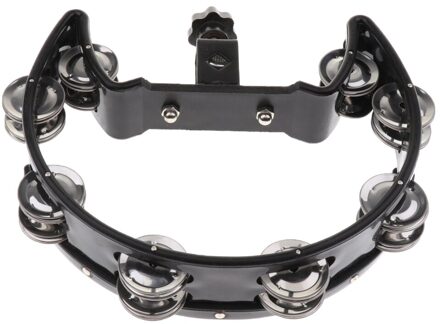 Duurzaam Rammelaar Tamboerijn 4 Pairs Van Rvs Jingle Percussie Onderdelen zwart