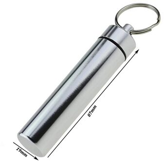 Duurzaam Roestvrij Staal Draagbare Roestvrij Stand Voor Tandenstoker Outdoor Huishoudelijke Reizen Seal Storage Container Box Holder Case 87X19mm