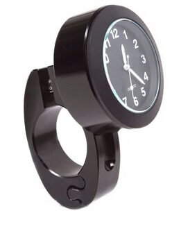 Duurzaam Rvs Refit Waterdicht Schokbestendig Gesp Motorfiets En Fiets Stuurhouder Klok Horloge Auto Accessoires zwart
