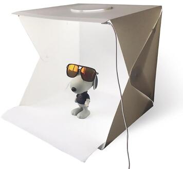 Duurzaam Studio Box multifunctionele Draagbare 30cm Mini Vouwen Lichttafel LED Licht Fotografie Foto Studio Softbox