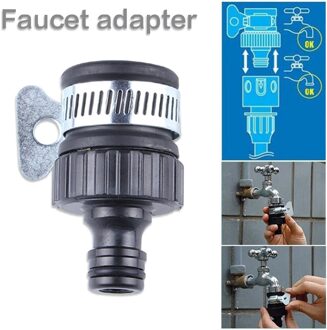 Duurzaam Universele Water Kraan Adapter Plastic Slangfitting Slang Irrigatie Tuin Geschikt Voor Overdracht 14-24Mm Diameter Tap