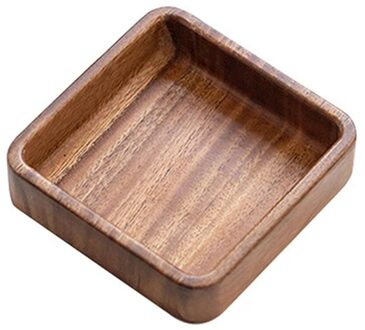 Duurzaam Walnoot Hout Lade Japanse Servies Thuis Dessertbord Kleine Kom plein