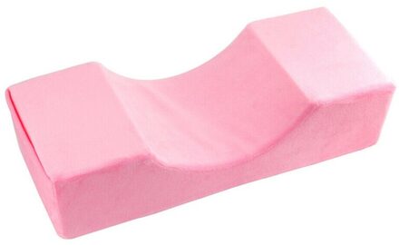 Duurzaam Waterdicht U-Vorm Curve Kussen Voor Wimper Extension Hals Guard Console JS22 Roze
