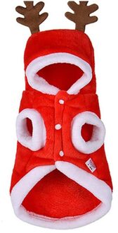Duurzaam Zachte Kerst Huisdier Winter Warm Kleding Kerst Vermomming Hond Wasbaar Warm Party Kleding