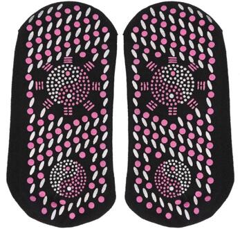 Duurzaam Zelf Verwarmd Sokken multifunctionele Toermalijn Zelf Verwarmd Sokken Winter Magnetische Therapie Gezonde Sokken voor Sport zwart