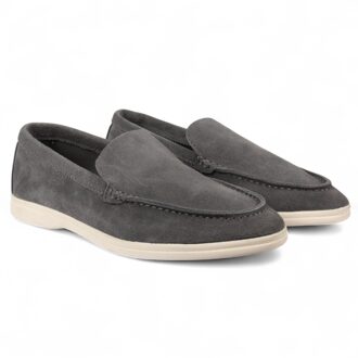 Duurzame grijze instappers voor heren met zachte binnenzool Grijs - EU 41