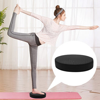 Duurzame Yoga Kussen Foam Board Balance Pad Gym Fitness Oefening Mat Vrouwen Workout Balans Oefening # J30 zwart