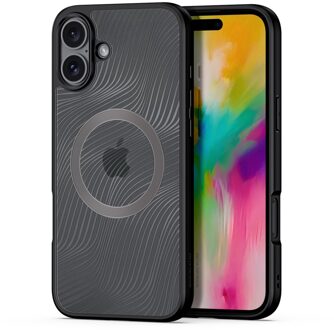Dux Ducis Aimo iPhone 16 hoesje - Magsafe Backcover - Zwart