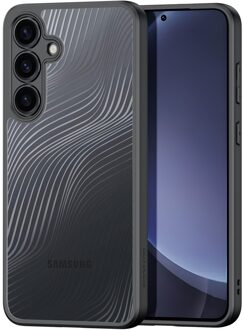 Dux Ducis Aimo Samsung Galaxy S25 Plus hoesje - Backcover - Zwart Zwart, Transparant