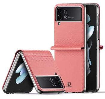 Dux Ducis Bril Samsung Galaxy Z Flip4 Flip Hoesje - Roze