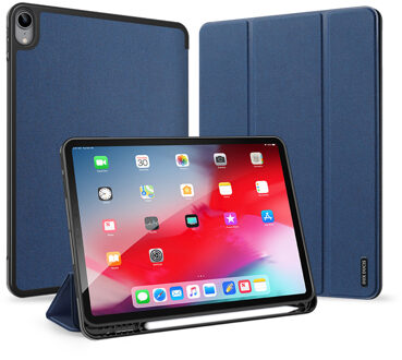 Dux Ducis Domo Bookcase Ipad Air (2020) Tablethoes - Donkerblauw