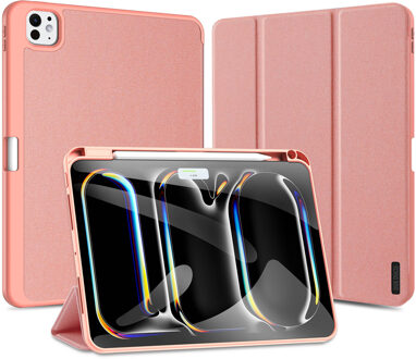 Dux Ducis Domo Bookcase voor de Apple iPad Pro 11 (2025) M5 / (2024) M4 - Roze
