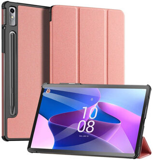 Dux Ducis Domo Bookcase voor de Lenovo Tab P11 Pro (2nd gen) - Rosé Goud Roze - 11.2