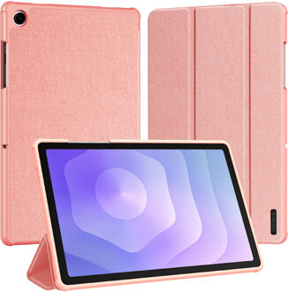 Dux Ducis Domo Bookcase voor de Samsung Galaxy Tab A11 Plus - Roze - 11