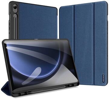Dux Ducis Domo Bookcase voor de Samsung Galaxy Tab S10 FE / S9 FE - Donkerblauw - 10.9