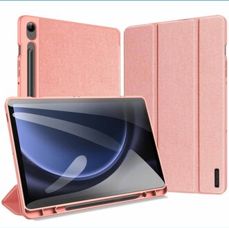 Dux Ducis Domo Bookcase voor de Samsung Galaxy Tab S10 FE / S9 FE - Roze - 10.9