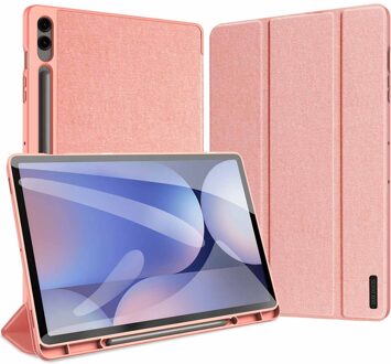 Dux Ducis Domo Bookcase voor de Samsung Galaxy Tab S10 Plus / Tab S9 FE Plus / Tab S9 Plus - Roze - 12.4