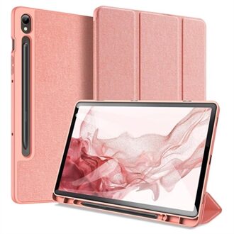 Dux Ducis Domo Bookcase voor de Samsung Galaxy Tab S9 - Roze - 11
