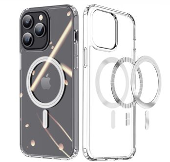 Dux Ducis iPhone 15 Pro Max - Magsafe case hoesje Bayer TPU - Transparant