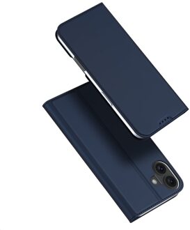 Dux Ducis iPhone 16 hoesje - Slim bookcase - Blauw