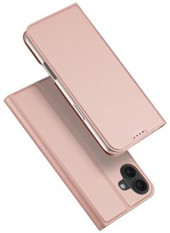 Dux Ducis iPhone 16 hoesje - Slim bookcase - Roze