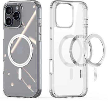 Dux Ducis iPhone 16 Pro hoesje - Magsafe backcover - Bayer Transparant