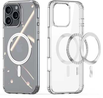Dux Ducis iPhone 16 Pro Max hoesje - Magsafe backcover - Bayer Transparant