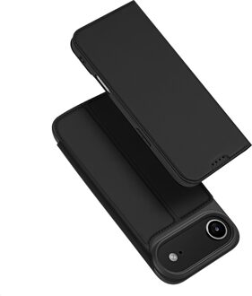 Dux Ducis iPhone 17 Air hoesje - Slim bookcase - Zwart