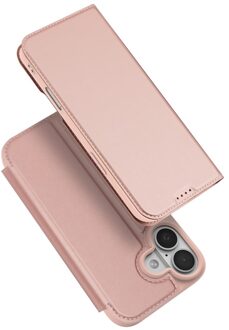 Dux Ducis iPhone 17 hoesje - Slim bookcase - Rose Goud