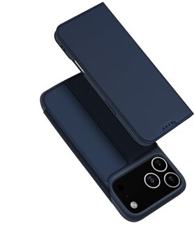 Dux Ducis iPhone 17 Pro Max hoesje - Slim bookcase - Blauw