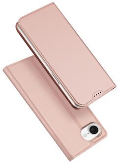 Dux Ducis iPhone 17e / iPhone 16e hoesje - Slim bookcase -Roze