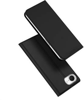 Dux Ducis iPhone 17e / iPhone 16e hoesje - Slim bookcase - Zwart