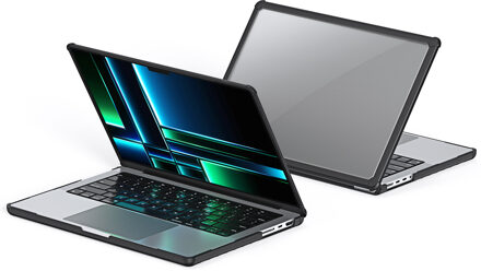 Dux Ducis MacBook Pro 16 inch (2021-2024) Armor cover hoes - case - Zwart