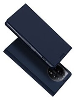 Dux Ducis OnePlus 11 - Slim bookcase hoesje - Donkerblauw