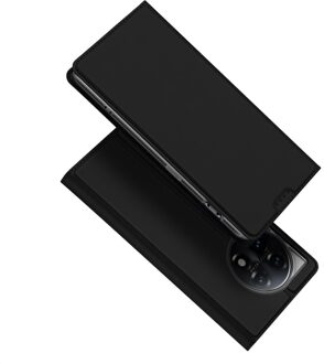 Dux Ducis OnePlus 11 - Slim bookcase hoesje - Zwart