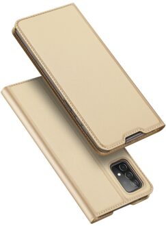 Dux Ducis Pro Serie Slim wallet hoes -Samsung Galaxy A52  - Goud