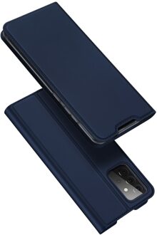 Dux Ducis Pro Serie Slim wallet hoes -Samsung Galaxy A72  - Blauw