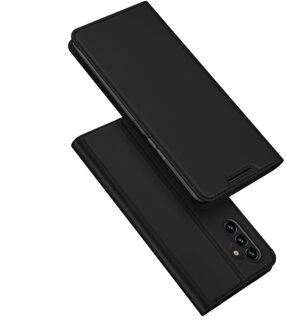 Dux Ducis Samsung Galaxy A04s - Slim bookcase hoesje - Zwart