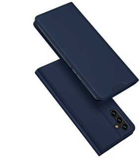 Dux Ducis Samsung Galaxy A14 4G - Slim bookcase hoesje - Donkerblauw