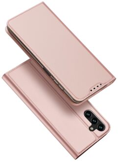 Dux Ducis Samsung Galaxy A14 4G - Slim bookcase hoesje - Rose Goud