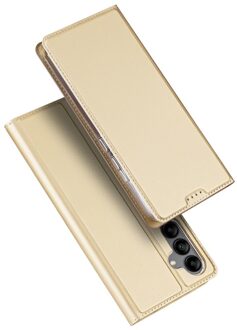 Dux Ducis Samsung Galaxy A34 - Slim bookcase hoesje - Goud