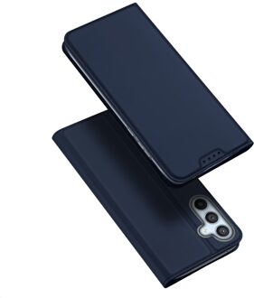 Dux Ducis Samsung Galaxy A54 - Slim bookcase hoesje - Donkerblauw