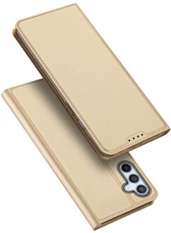 Dux Ducis Samsung Galaxy A54 - Slim bookcase hoesje - Goud