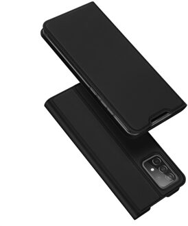 Dux Ducis Samsung Galaxy A73 5G - Slim bookcase hoesje - Zwart