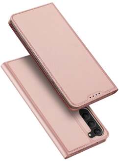 Dux Ducis Samsung Galaxy S23 Plus - Slim bookcase hoesje - Rose Goud